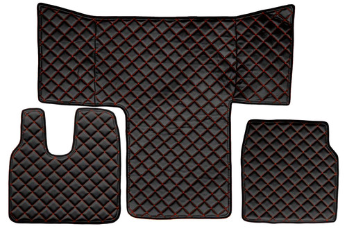 Tappetini eco pelle nero - tappetini,