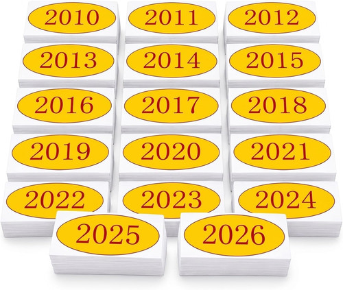 204 pezzi adesivi anno - 204,