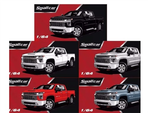 Smallcar silverado pickup - smallcar, 1:64